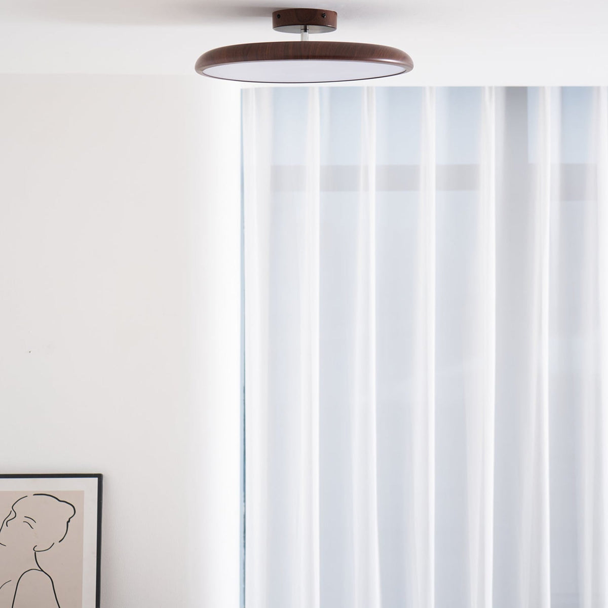 Scandinavian Iron Tri-Colour Ceiling Light 1-Light