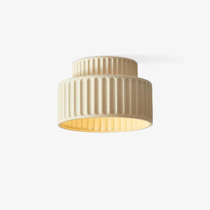 Modern Resin Semi-Flush Ceiling Light 1-Light