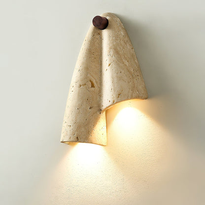 Modern Travertine Wall Light 2-Light