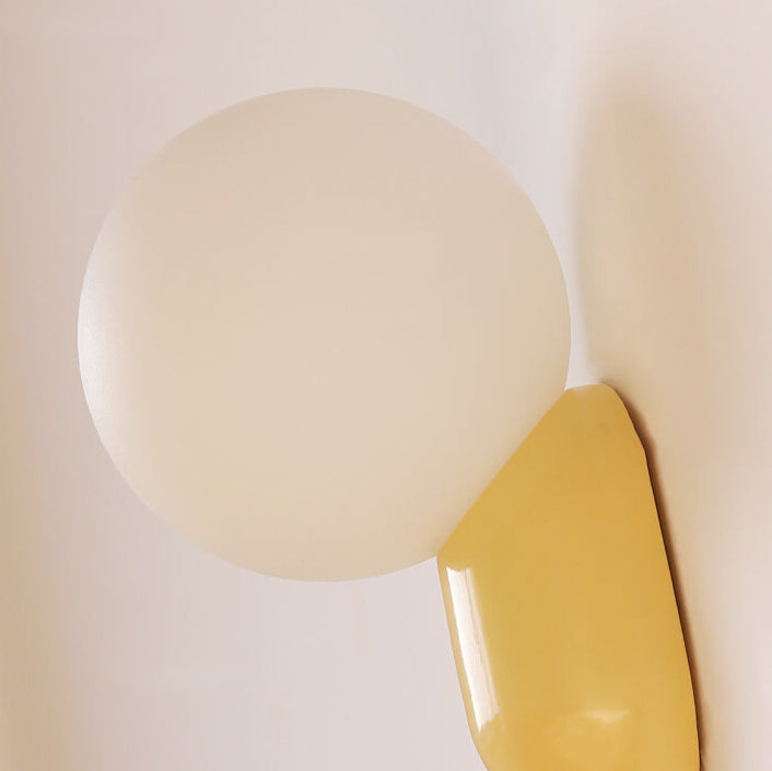 Contemporary Glass Globe Wall Light | 1-Light