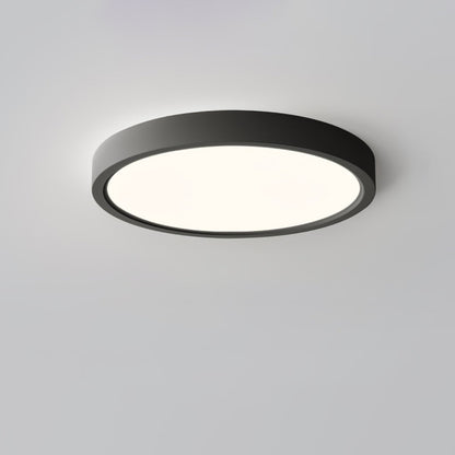 Minimalist Iron Slim Low-Profile Ceiling Light 1-Light