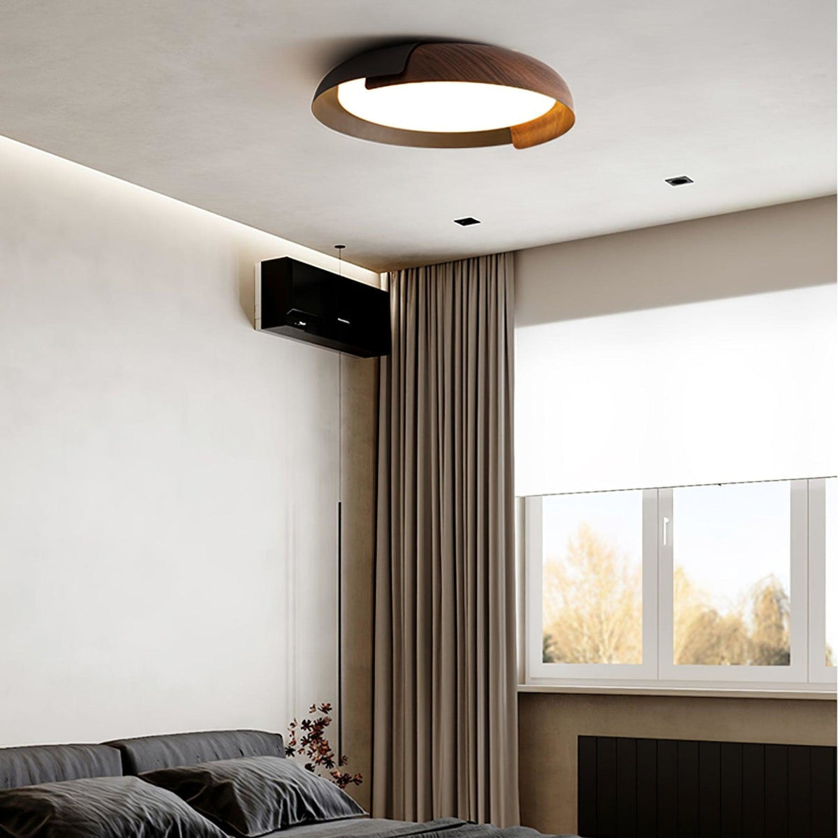 Modern Acrylic Flush Ø46 Ceiling Light 1-Light