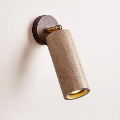 Modern Travertine Ø6.5 Wall Light 1-Light