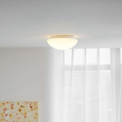 Modern Glass Flush Ceiling Light 1-Light