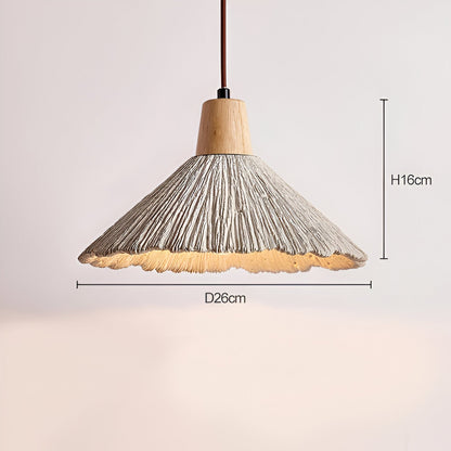 Wabi-Sabi Cement E27 Pendant Light 1-Light