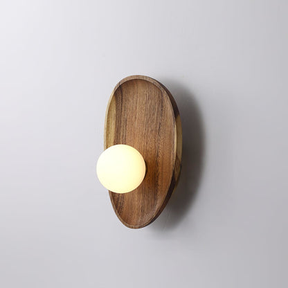 Modern Wood Wall Light 1-Light