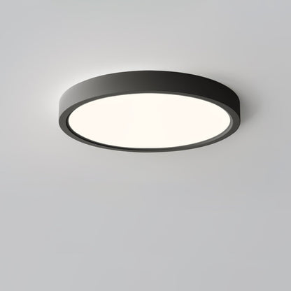 Minimalist Iron Slim Low-Profile Ceiling Light 1-Light