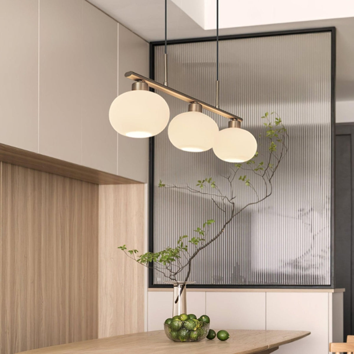 Modern Iron Tri-Colour Pendant Light 1-Light