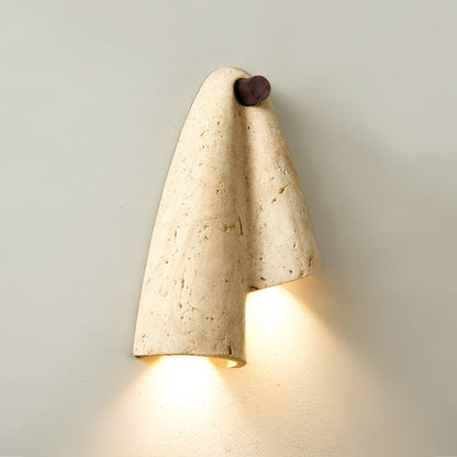 Modern Travertine Wall Light 2-Light