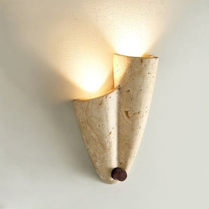 Modern Travertine Wall Light 2-Light