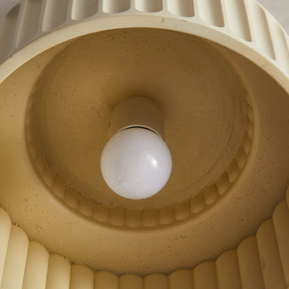 Modern Resin Semi-Flush Ceiling Light 1-Light