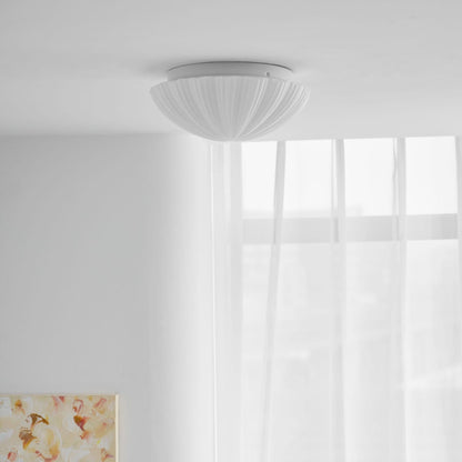 Modern Glass Flush Ceiling Light 1-Light
