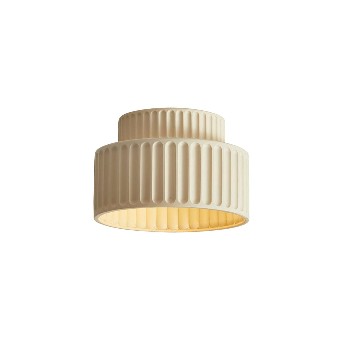 Modern Resin Semi-Flush Ceiling Light 1-Light