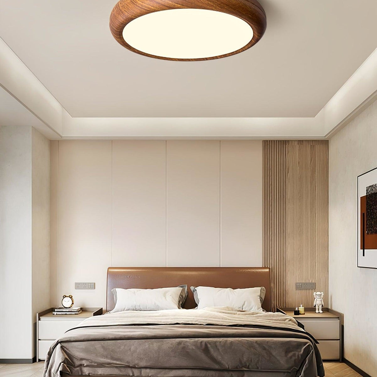Scandinavian Iron Flush Ø30 Ceiling Light 1-Light