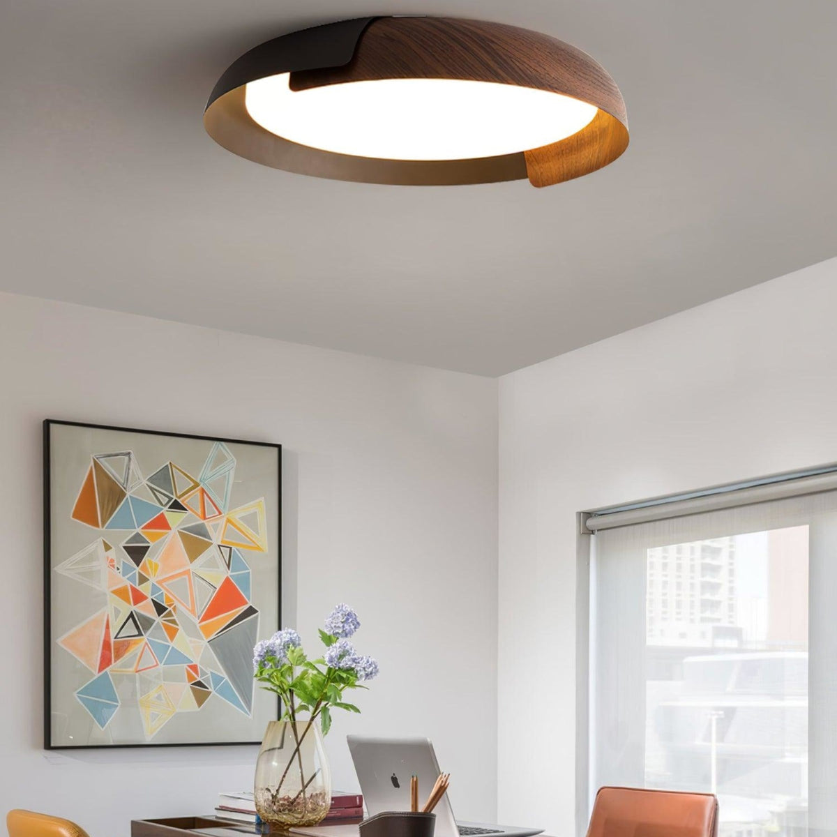 Modern Acrylic Flush Ø46 Ceiling Light 1-Light