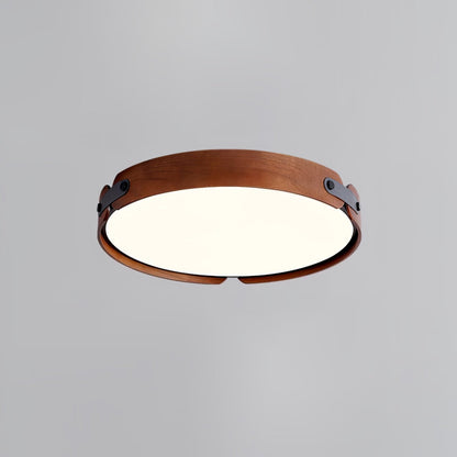 Scandinavian Iron Slim Low-Profile Ceiling Light 1-Light