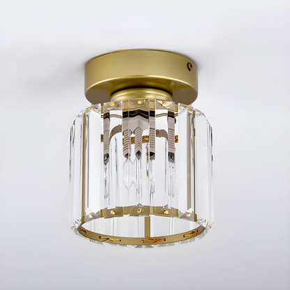 Contemporary Iron 1-Light Flush Ceiling Light 1-Light