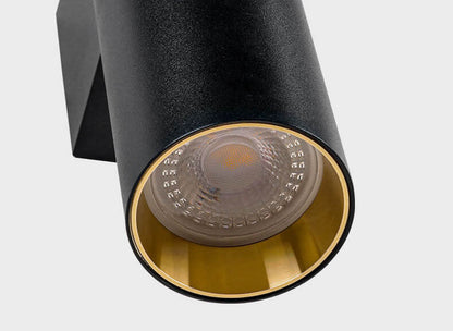 Contemporary Cylindrical LED 2-Light Wall Sconce