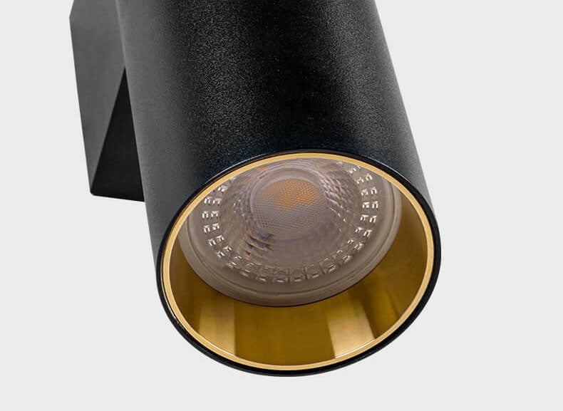 Contemporary Cylindrical LED 2-Light Wall Sconce