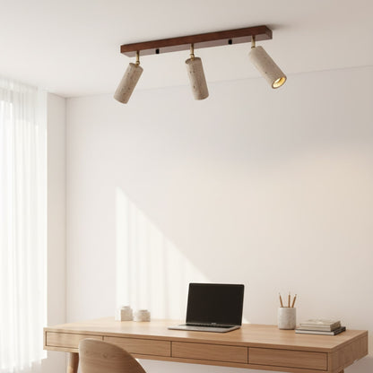 Modern Stone White Ceiling Light 1-Light