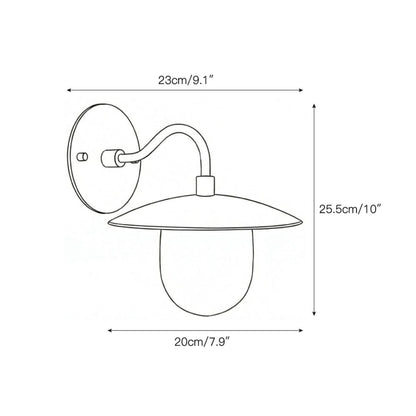 Modern Iron Brass Wall Light 1-Light