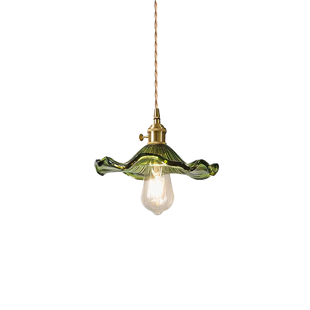 Contemporary Grass Flower Pendant Light 1-Light