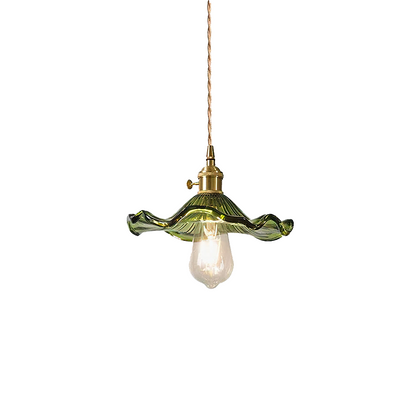 Contemporary Grass Flower Pendant Light 1-Light