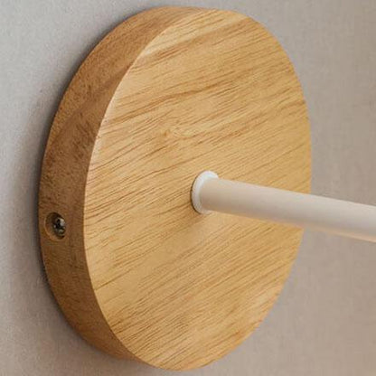 Scandinavian Wood Dome Wall Light | 1-Light