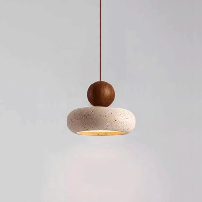 Modern Stone Pendant Light 1-Light