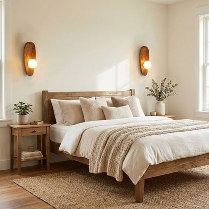 Modern Wood Wall Light 1-Light