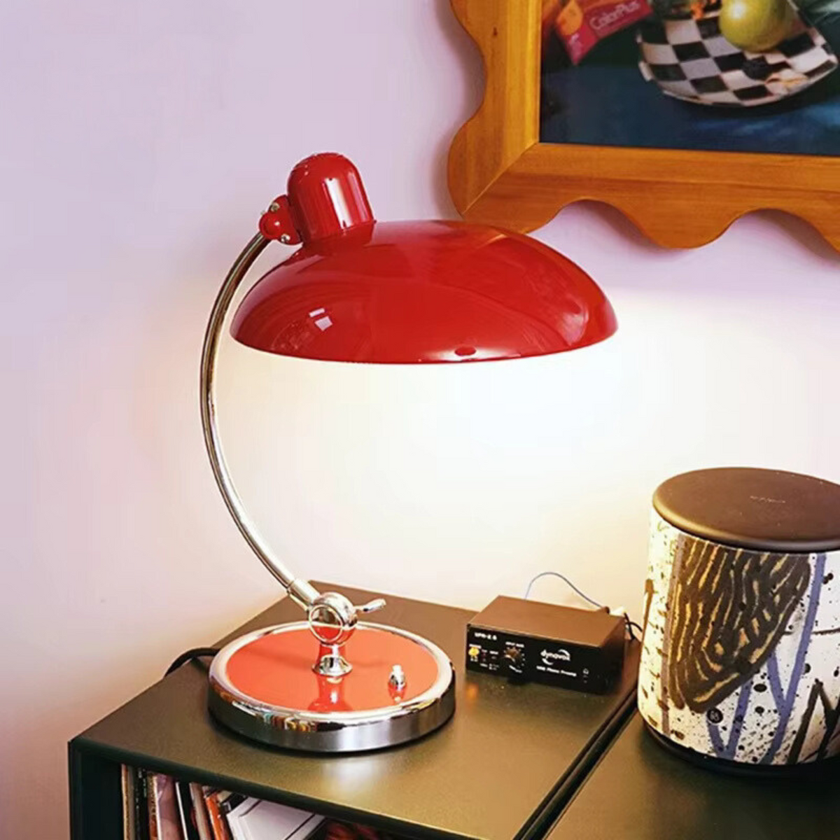 Contemporary Bauhaus Dome Table Lamp | 1-Light