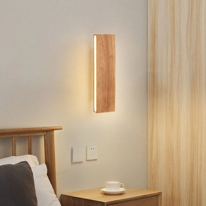 Modern Wood 22cm Wall Light 1-Light