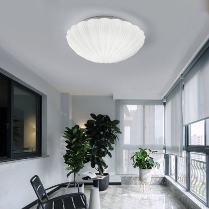 Modern Glass Flush Ceiling Light 1-Light