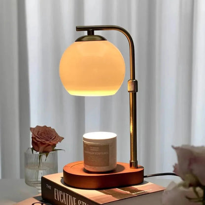 Modern Wood Table Lamp 1-Light