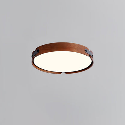 Scandinavian Iron Slim Low-Profile Ceiling Light 1-Light