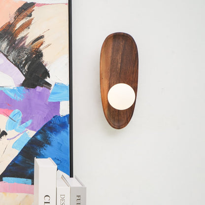 Modern Wood Wall Light 1-Light
