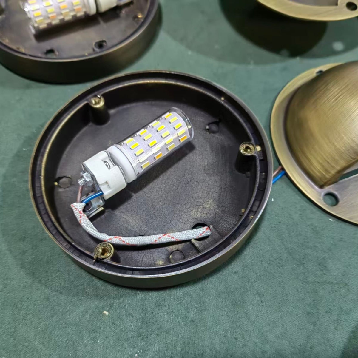 Modern Copper Dimmable Tri-Colour Wall Light 1-Light