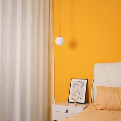 Modern Plastic Pendant Light 1-Light