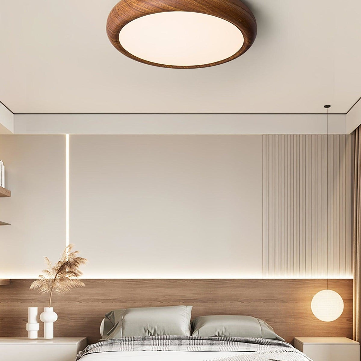 Scandinavian Iron Flush Ø30 Ceiling Light 1-Light