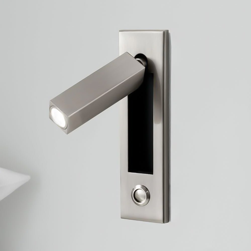 Modern Minimal Embedded Aluminum LED Wall Sconce 1-Light