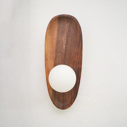Modern Wood Wall Light 1-Light