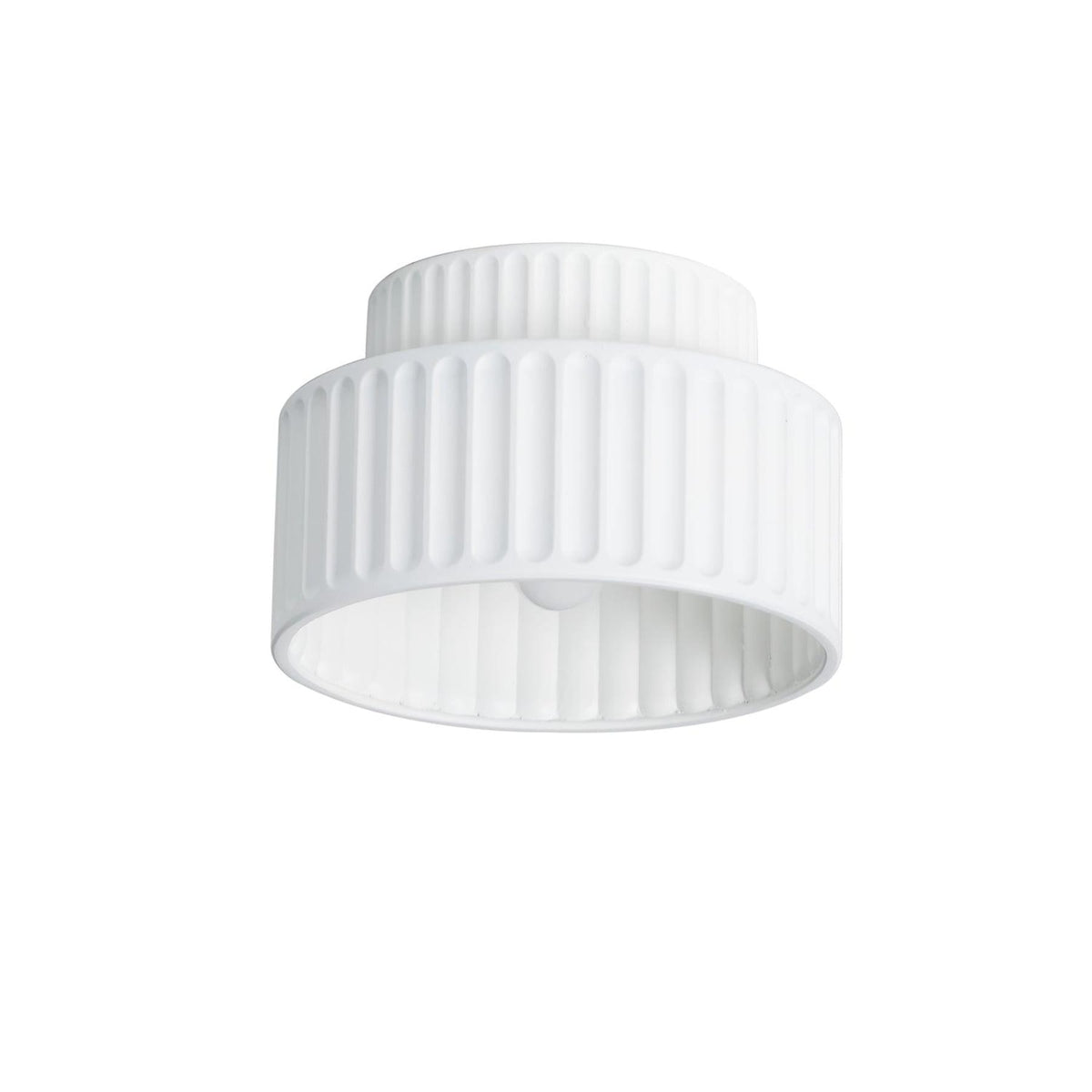 Modern Resin Semi-Flush Ceiling Light 1-Light
