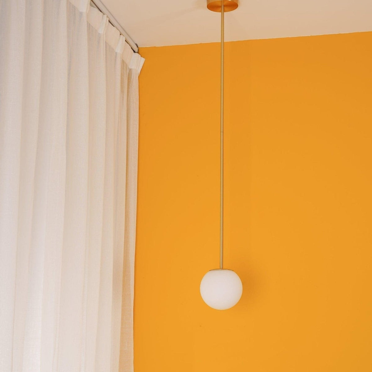 Modern Plastic Pendant Light 1-Light