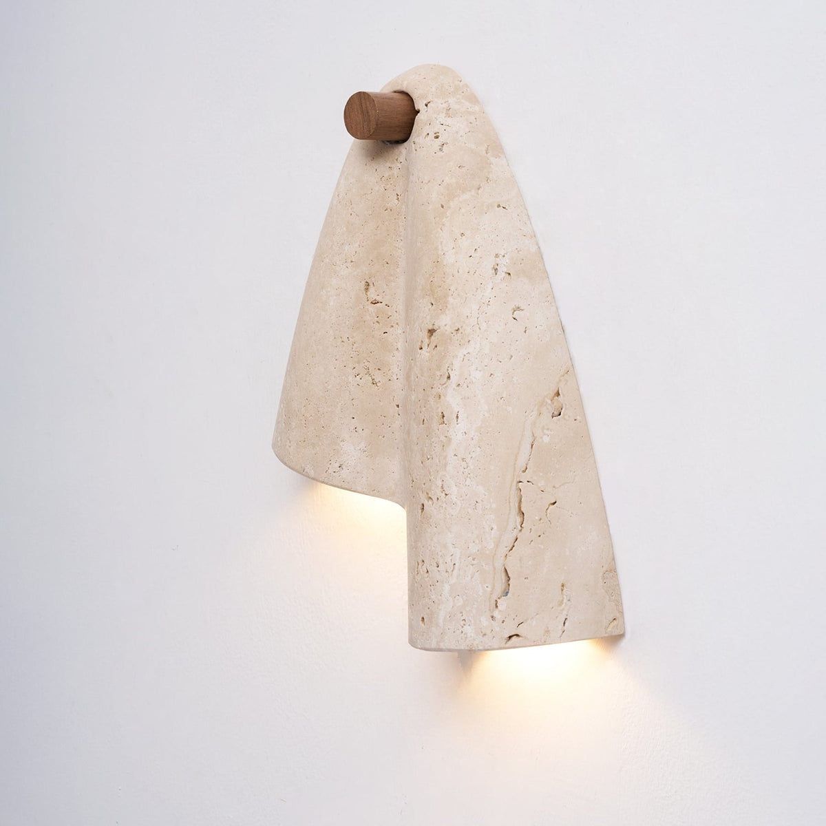 Modern Travertine Wall Light 2-Light