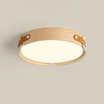 Scandinavian Iron Slim Low-Profile Ceiling Light 1-Light