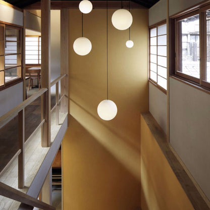 Modern Plastic Pendant Light 1-Light