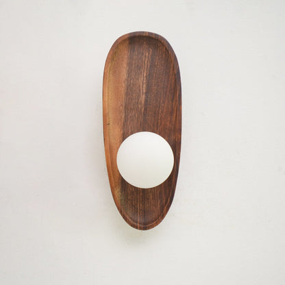 Modern Wood Wall Light 1-Light