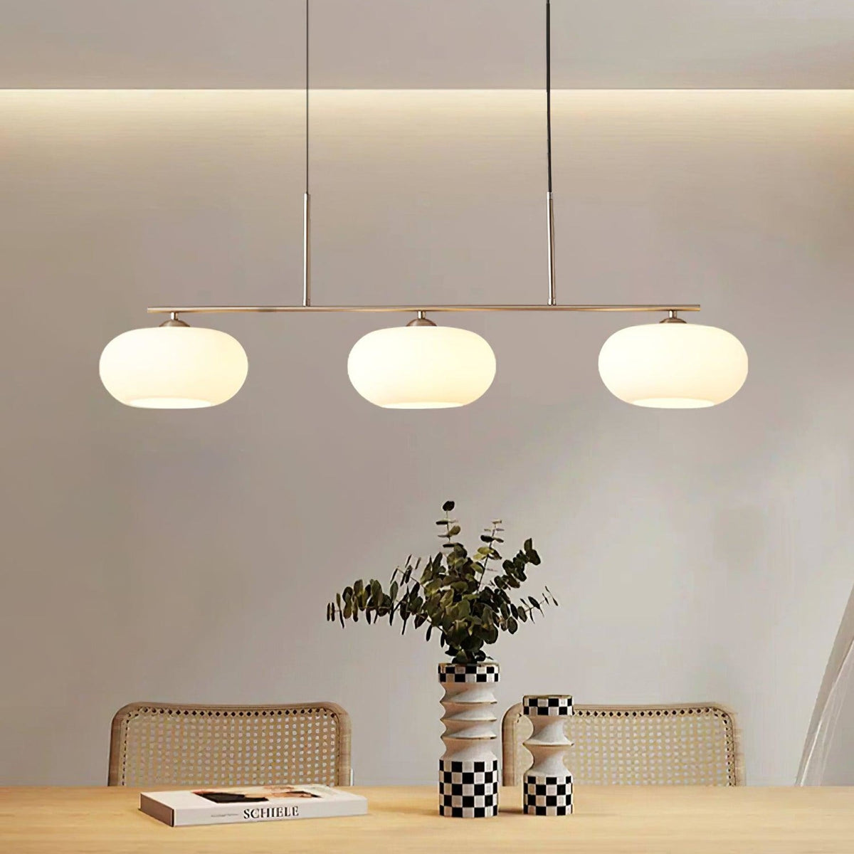 Modern Iron Tri-Colour Pendant Light 1-Light