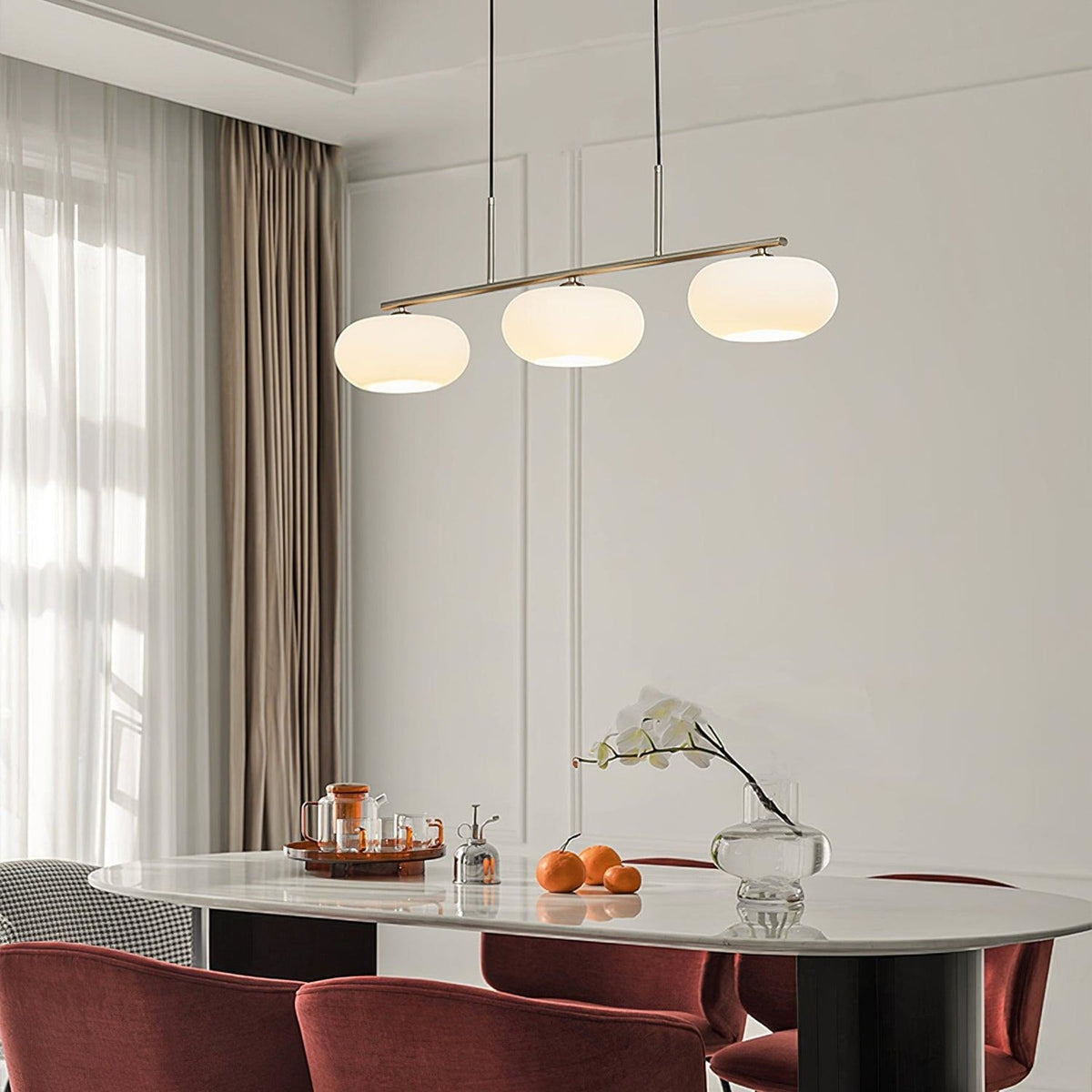 Modern Iron Tri-Colour Pendant Light 1-Light