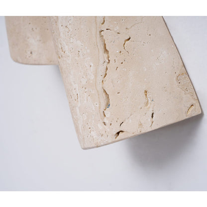 Modern Travertine Wall Light 2-Light